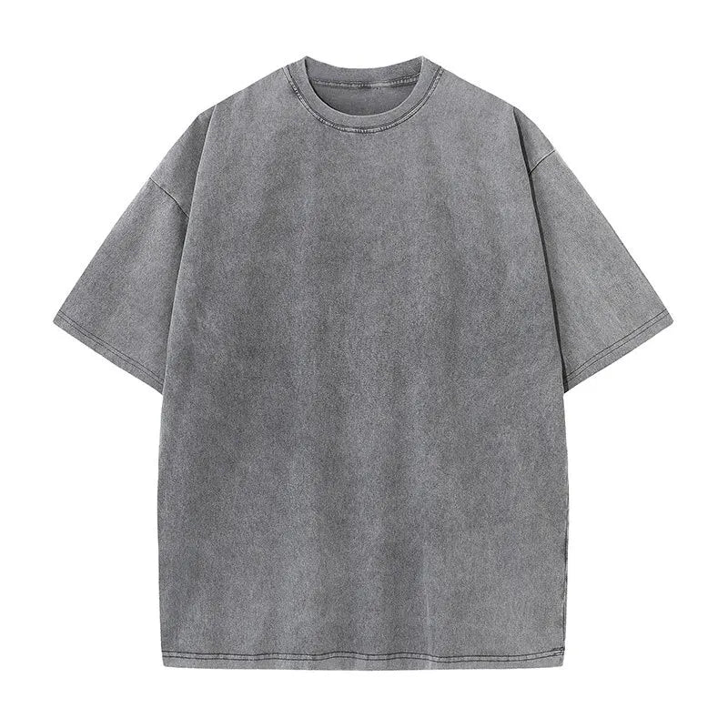 Washed Vintage T-Shirts Unisex Casual Cotton
