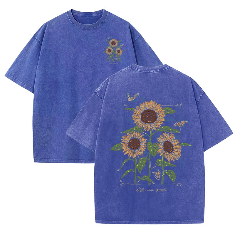 Life Is Good Beautiful T Shirts Women Casual Vintage