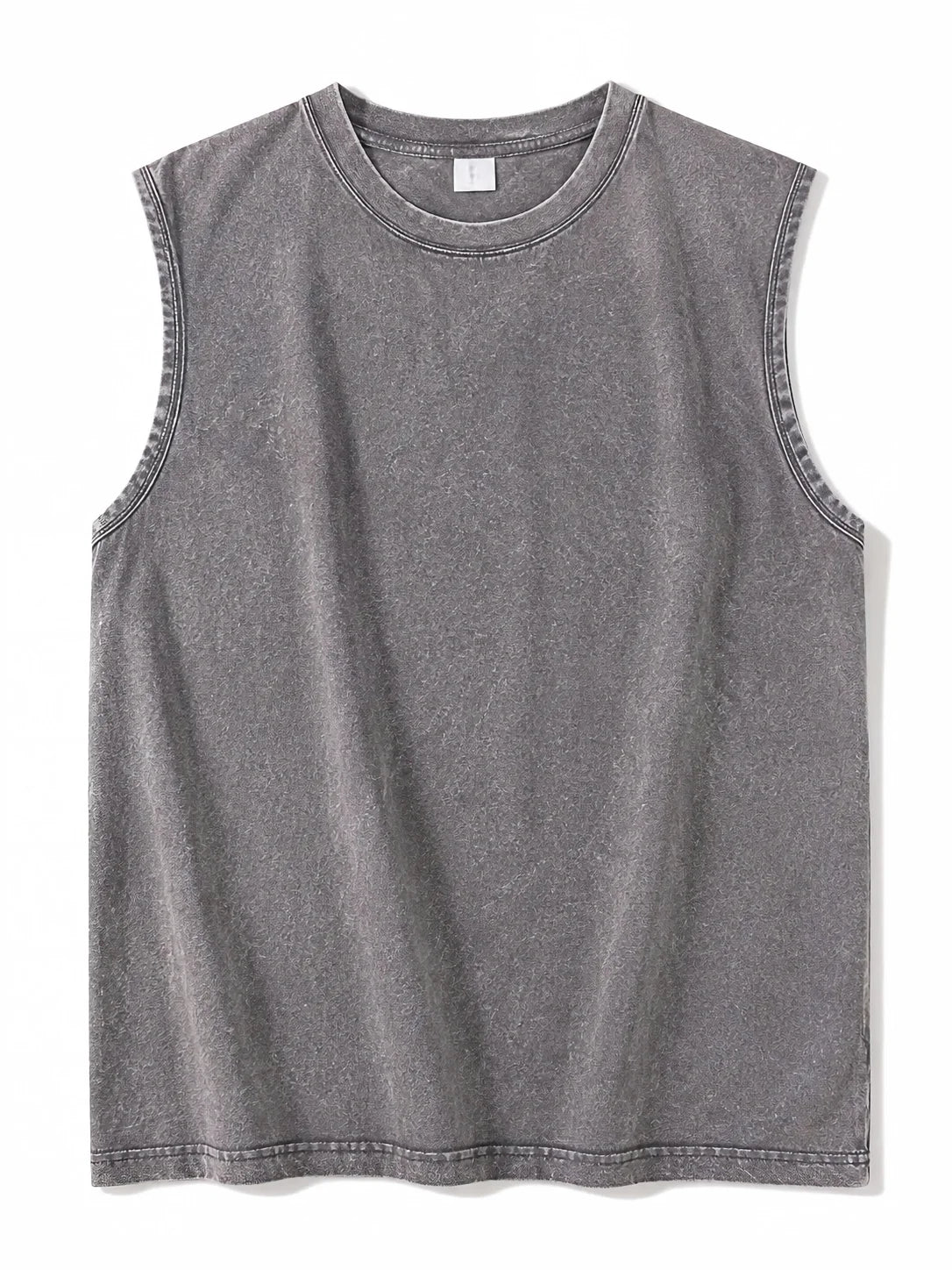 Men's Vintage Tank Top Vintage Loose Shoulder Streetwear Beach Vest Tee