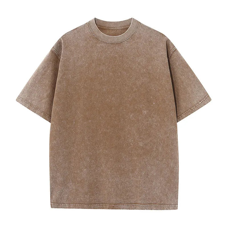 Washed Vintage T-Shirts Unisex Casual Cotton