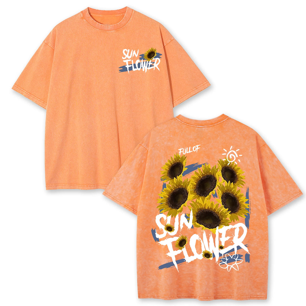 Sunflower T Shirts Women Casual Vintage