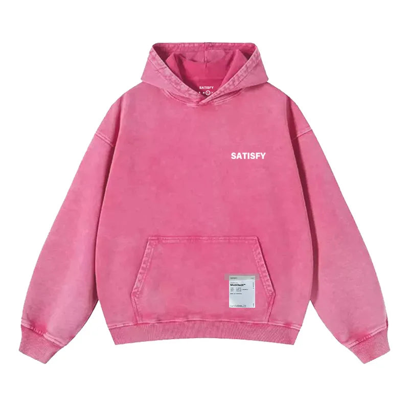 Unisex Hoodie Vintage Style Long Sleeve Cotton Sweatshirt