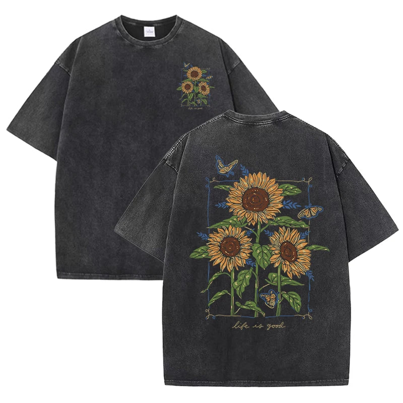 Life Is Good Beautiful T Shirts Women Casual Vintage