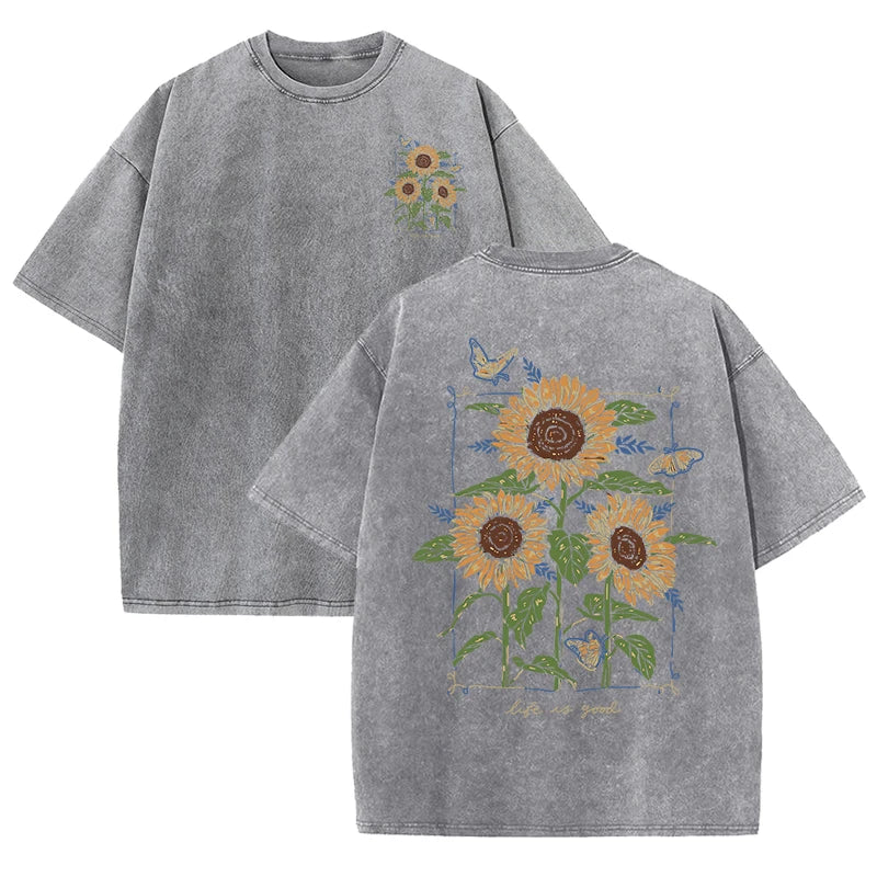 Life Is Good Beautiful T Shirts Women Casual Vintage