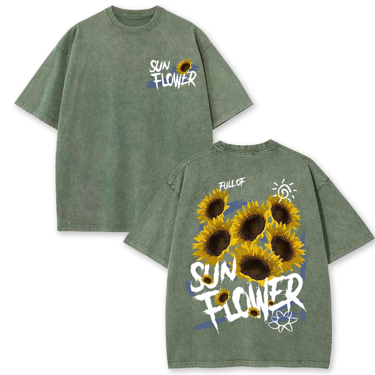 Sunflower T Shirts Women Casual Vintage