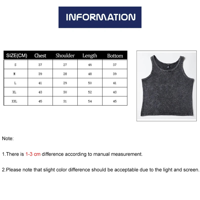 Women Solid Washed Tank Tops Sleeveless Tight Fashion Casual